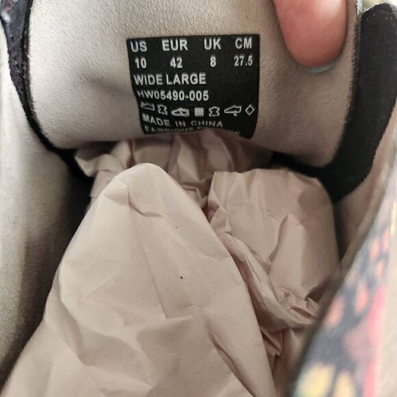 Hush Puppies Suede Women's 10 Floral Ankle Tassel Boots - Picture 6 of 6